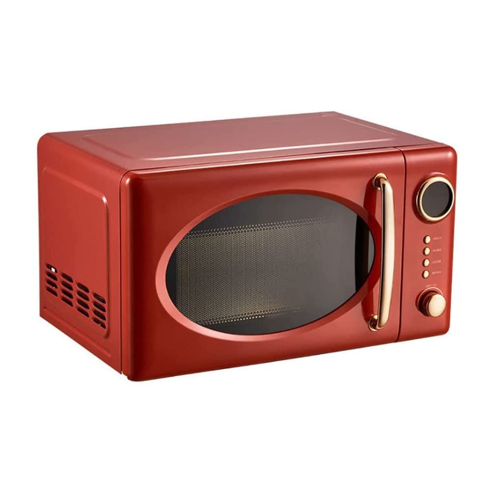 Large Multifunction Countertop Oven - Digital Air Fryer, Convection Toaster Oven with Dehydrator & BBQ Function, No-Knob Touch Control for Baking Bread, Roasting, Reheating (Red) - Perfect for Small Kitchens, Dorms & Healthy Cooking