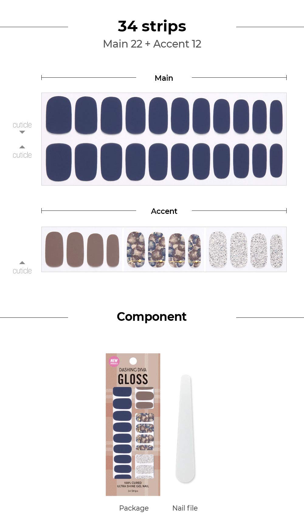 DASHING DIVA GLOSS Press On Nails - Short Square Fake Nails with Gel Finish, 30PCS Long Lasting Stick On Nails Kit (Pearl Button) | Day to Night Wear | Lasts 7 Days | Perfect for Parties, Weddings, Date Nights & Special Occasions