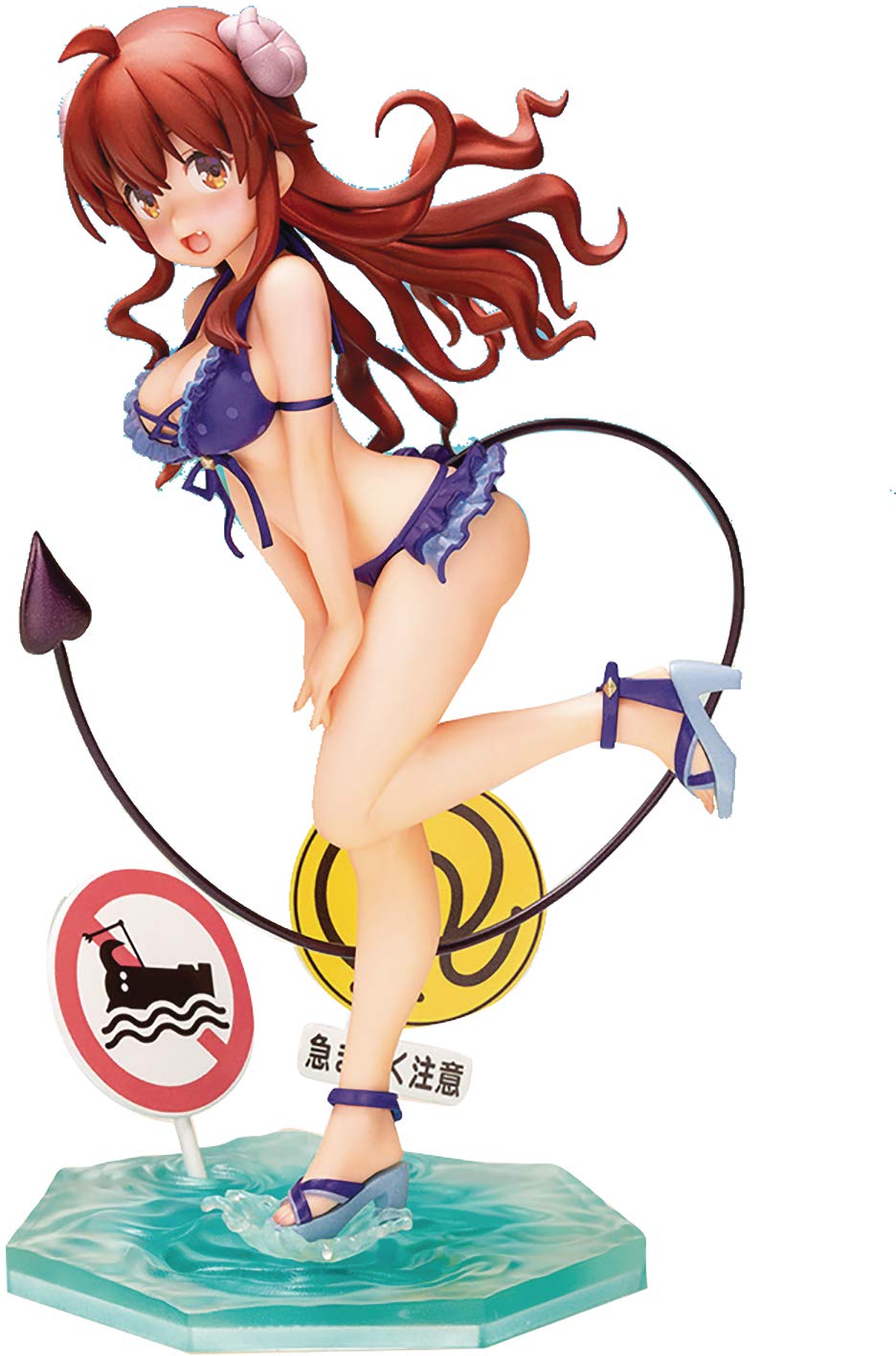 Shadow Mistress Yuko Swimsuit Ver. - Anime Demon Girl Figure - Collectible PVC Statue for Anime Fans & Cosplay Enthusiasts | Perfect for Display, Photography & Themed Parties