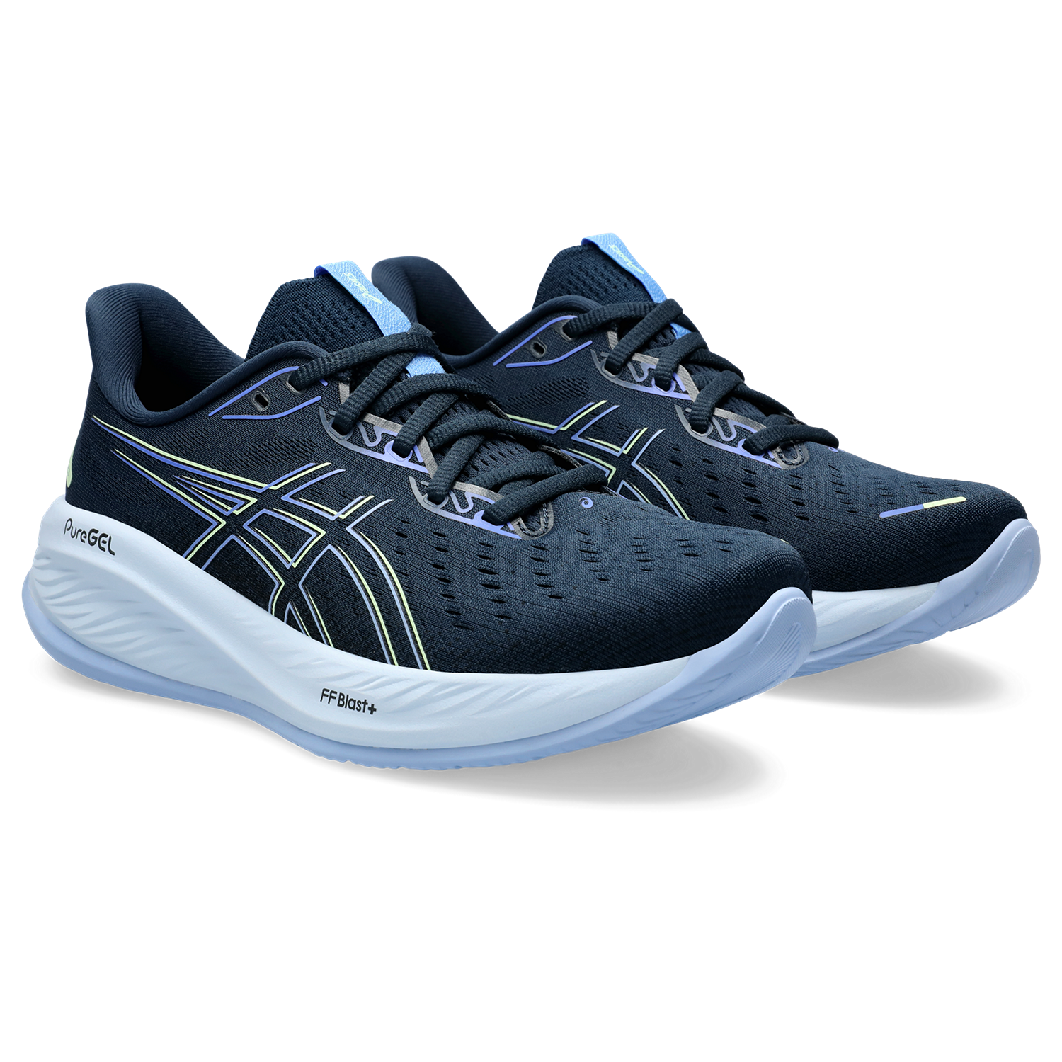 ASICS Women's Cumulus 26 Running Shoes - 400 French Blue/Light Sapphire - Lightweight Cushioned Sneakers for Road Running, Jogging & Gym Workouts