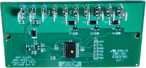 Dry Flush DF1038 Replacement Circuit Board Compatible with DF1045 - Fix Toilet Issues Fast for RVs, Boats & Off-Grid Living