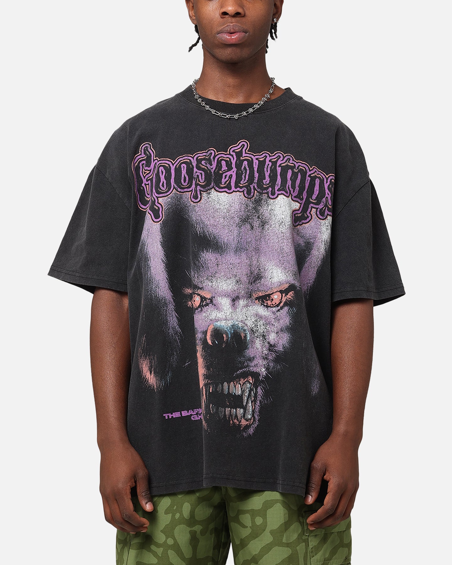 Vintage Goosebumps Barking Ghost Graphic T-Shirt - Black Retro Horror Tee for Men & Women - Perfect for Halloween Costumes, Horror Movie Nights & 90s Nostalgia Fans