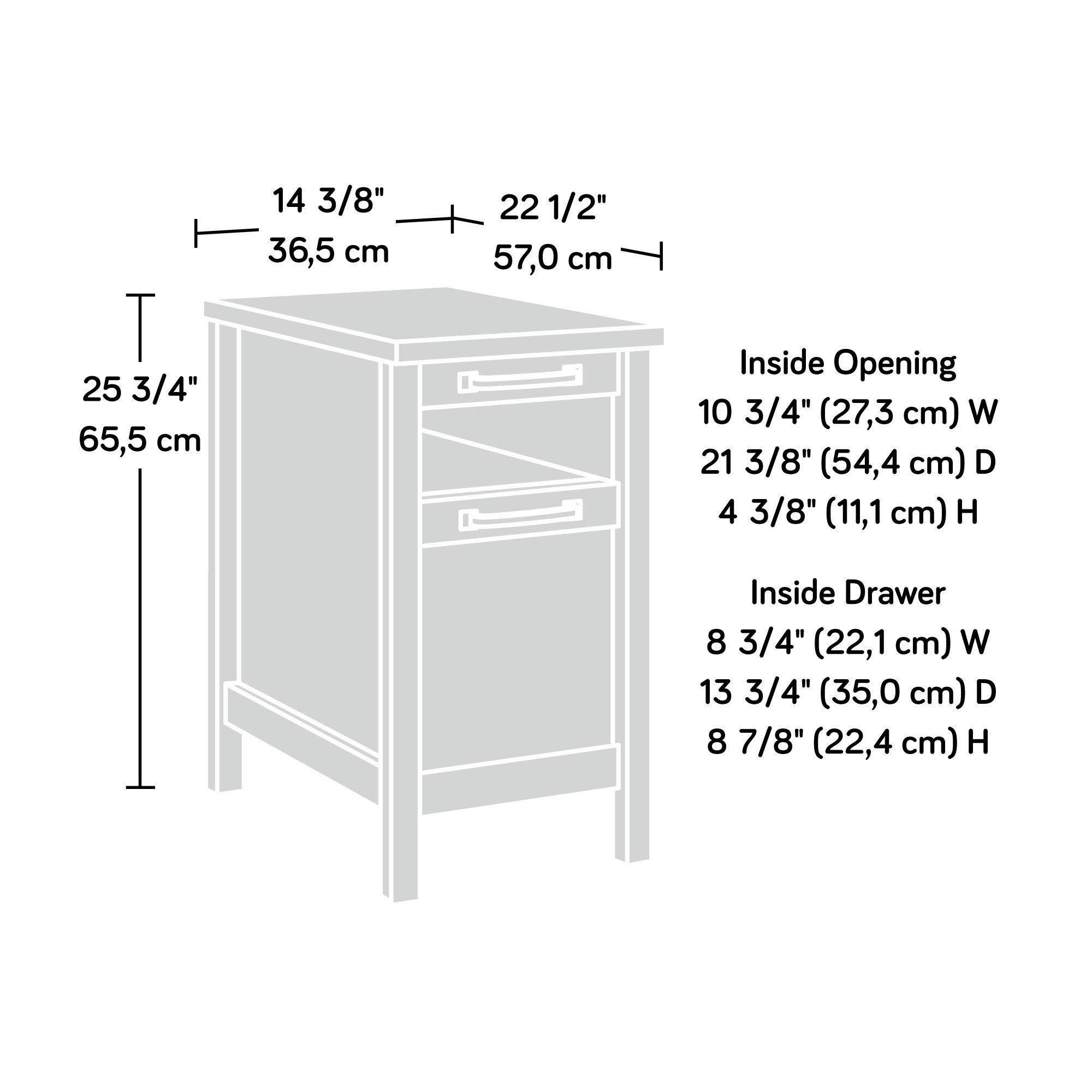 Sauder Cannery Bridge Side Table - 14.37