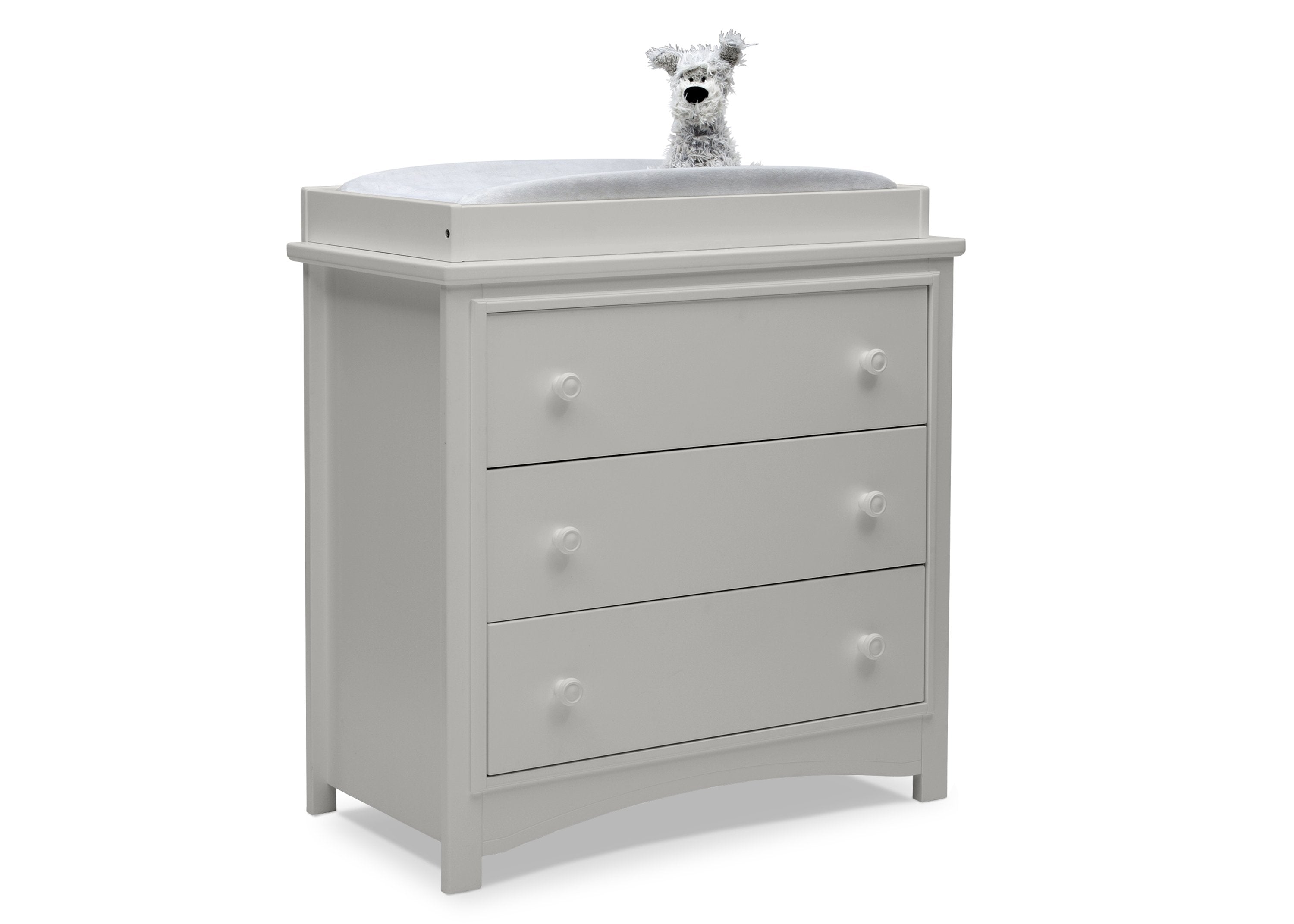 Perry 3-Drawer Baby Dresser with Changing Top - Nursery Storage & Diaper Changing Station for Newborns & Toddlers