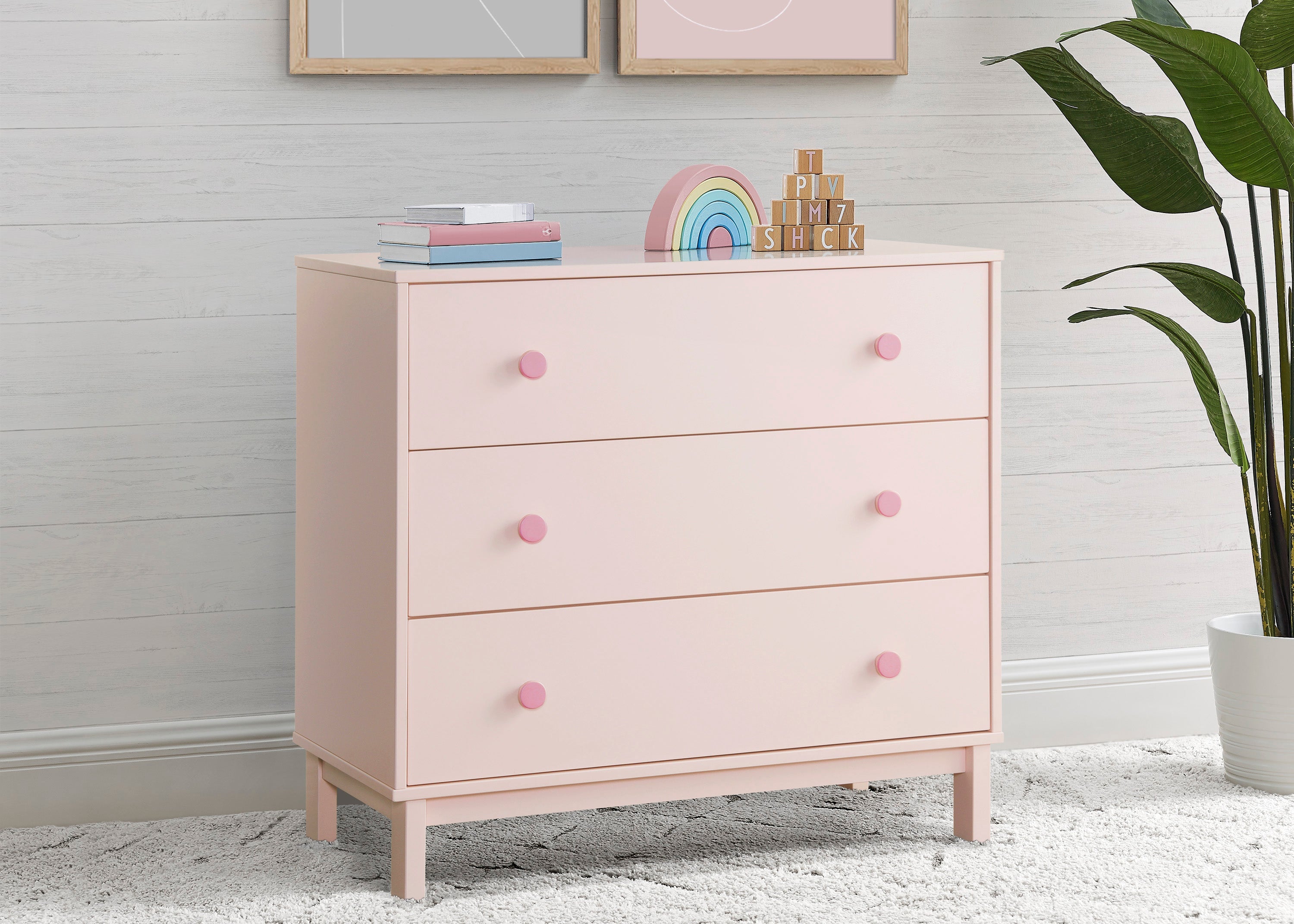 BabyGap Legacy 3-Drawer Nursery Dresser with Interlocking Drawers - Perfect for Baby Clothes Storage & Nursery Organization