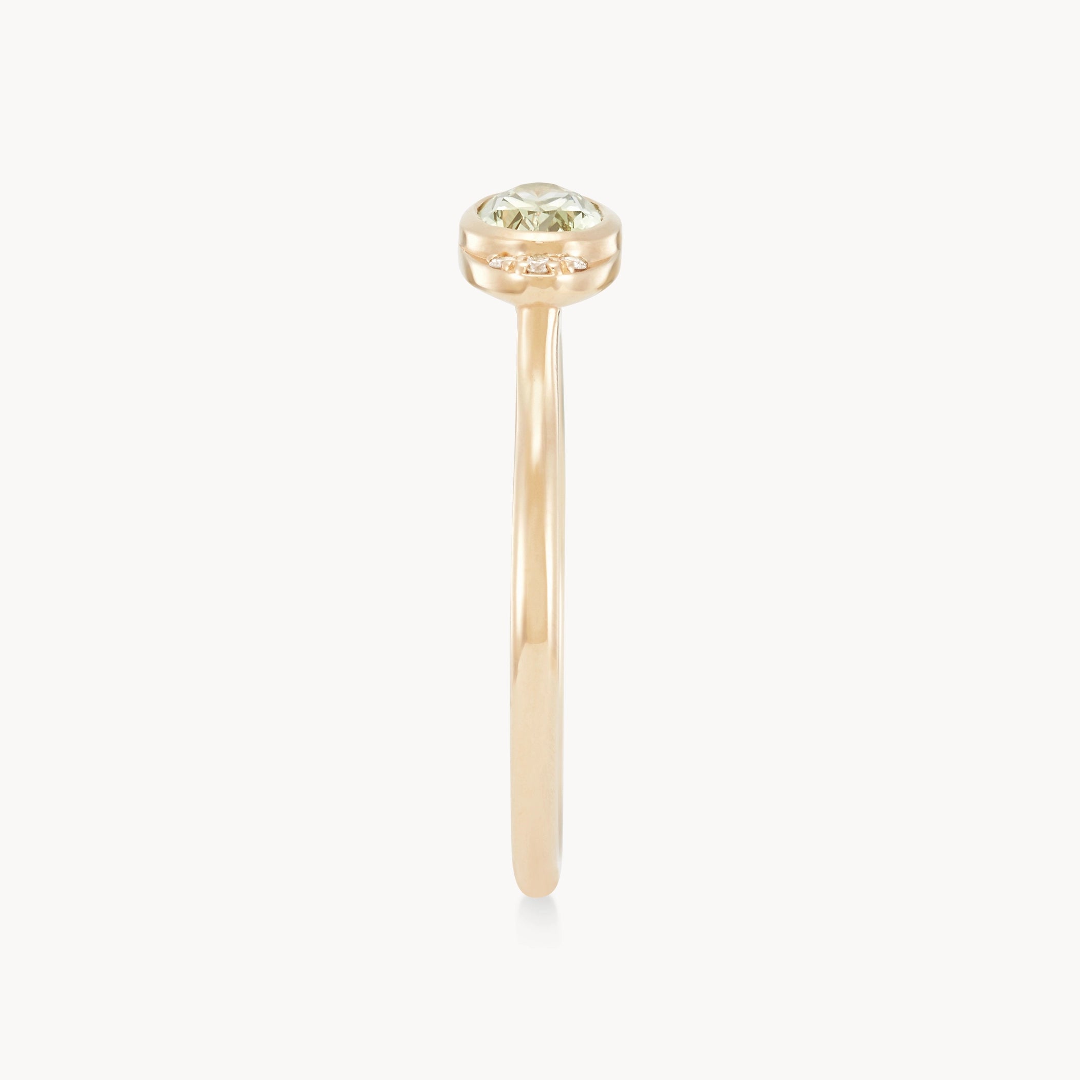 14K Yellow Gold Oval Sapphire Ring - Heart's Eternal Flame Unique Jewelry for Women | Perfect for Anniversaries, Engagements & Special Occasions