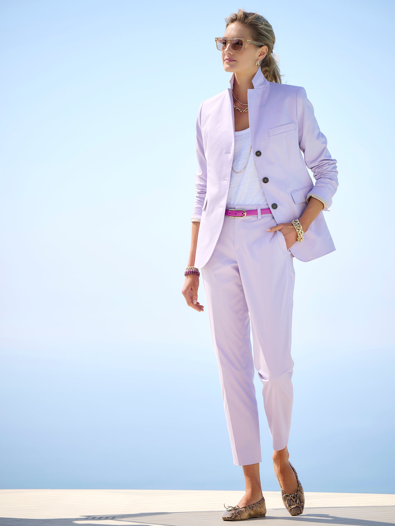 Stylish Mabel Cotton Stretch Blazer for Women - Comfortable & Versatile Office Wear & Business Casual Outfits