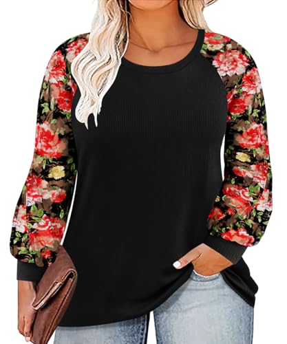 2-floral Black-2