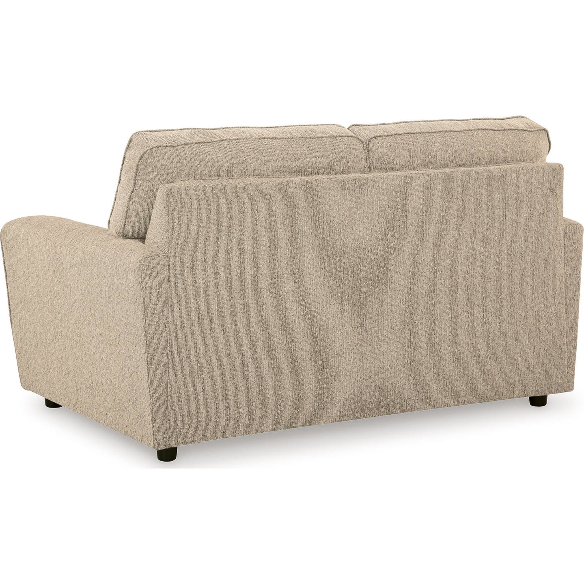 Arlis Loveseat in Putty - Modern Upholstered Sofa for Small Spaces | Perfect for Apartments, Living Rooms & Cozy Corners