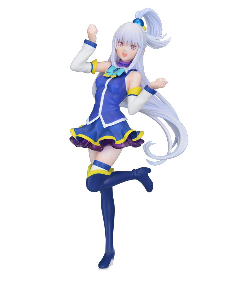 SEGA Re:Zero - Starting Life in Another World Emilia Aqua Version Premium Limited Edition Figure - Anime Collectible for Fans & Home Decor