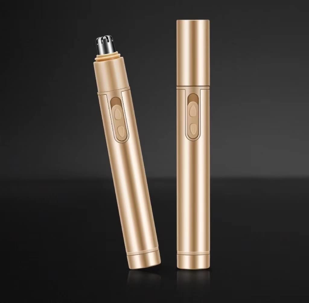 JYYBN Electric Nose Hair Trimmer for Men & Women - Painless Ear, Nose & Eyebrow Groomer with Waterproof Design, Battery Powered & Easy to Clean - Perfect for Travel, Home & Personal Grooming