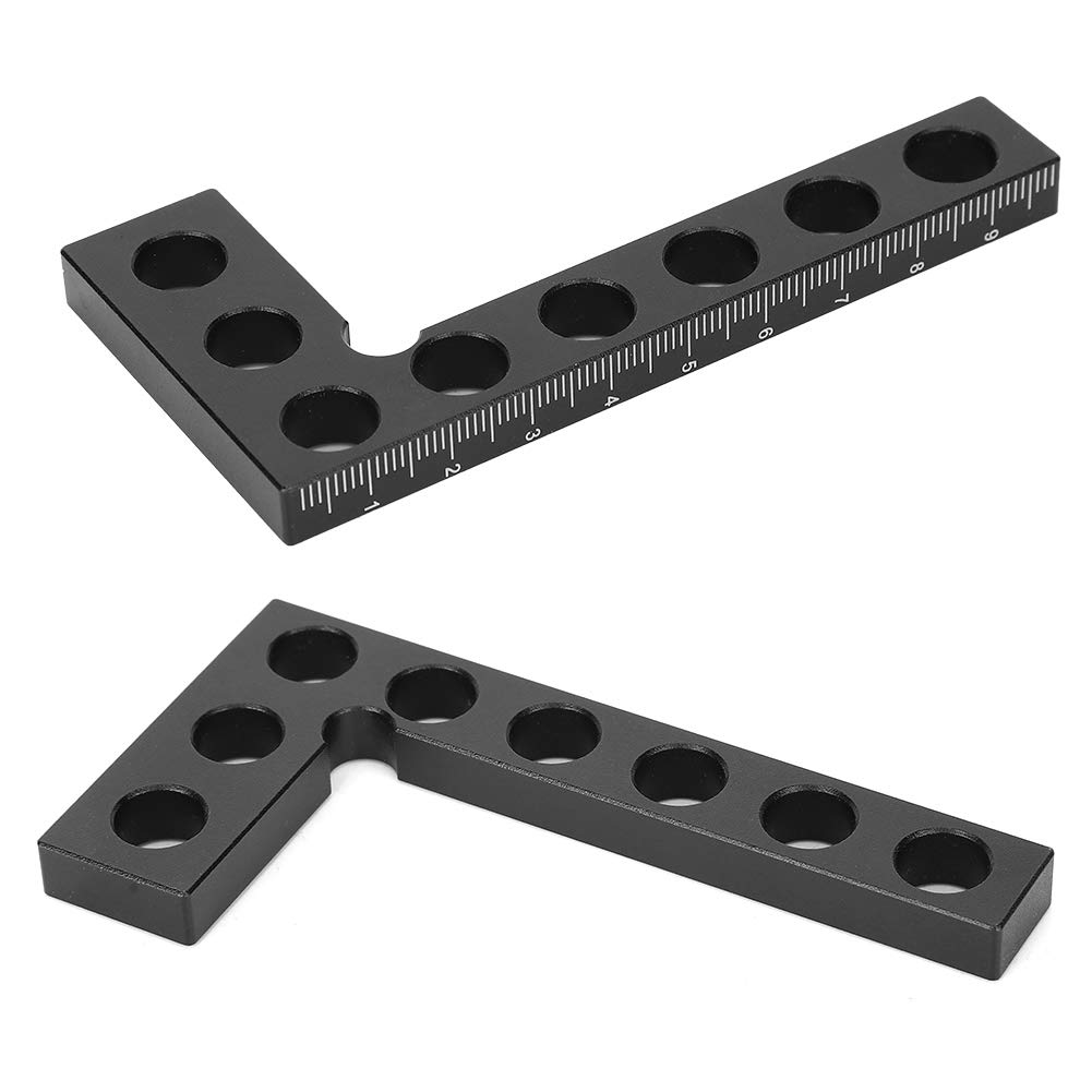 90° Right Angle Clamp 0-100mm Aluminum Alloy Woodworking Tool for DIY & Carpentry
