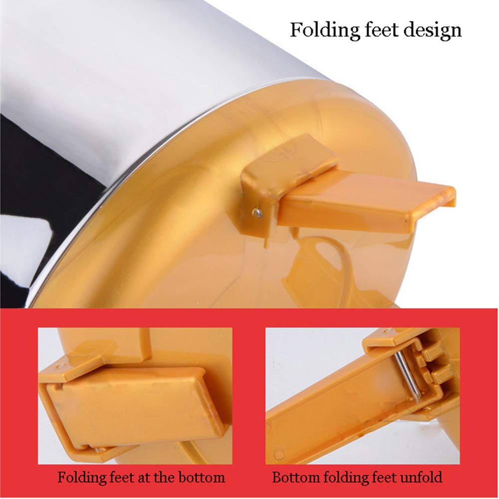 Stainless Steel Insulated Beverage Dispenser with Tap - Commercial Warm & Cold Drink Dispenser for Tea, Espresso, Milk Tea - Perfect for Parties, Hotels, Cafes & Beverage Shops