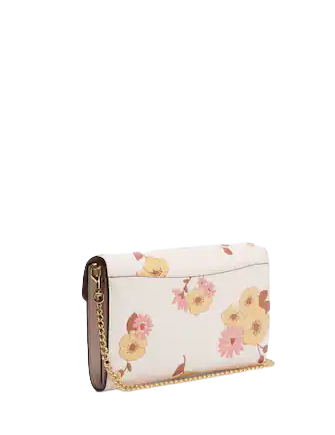 Coach Floral Print Envelope Clutch Crossbody Bag for Women | Stylish Shoulder Purse for Evening Parties, Date Nights & Special Occasions