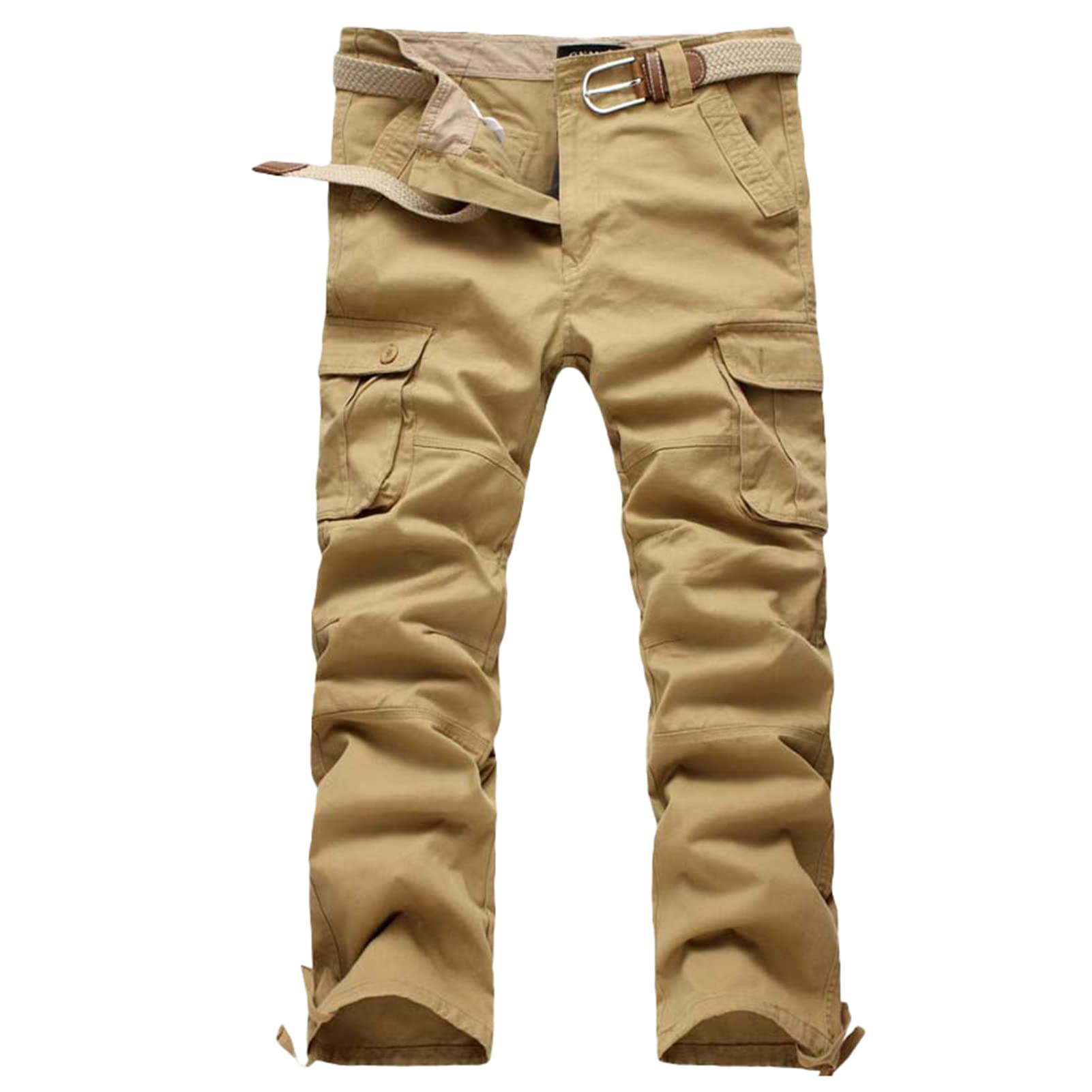Men's Tactical Cargo Pants - Outdoor Work Utility Trousers with Multi-Pockets for Hiking & Camping