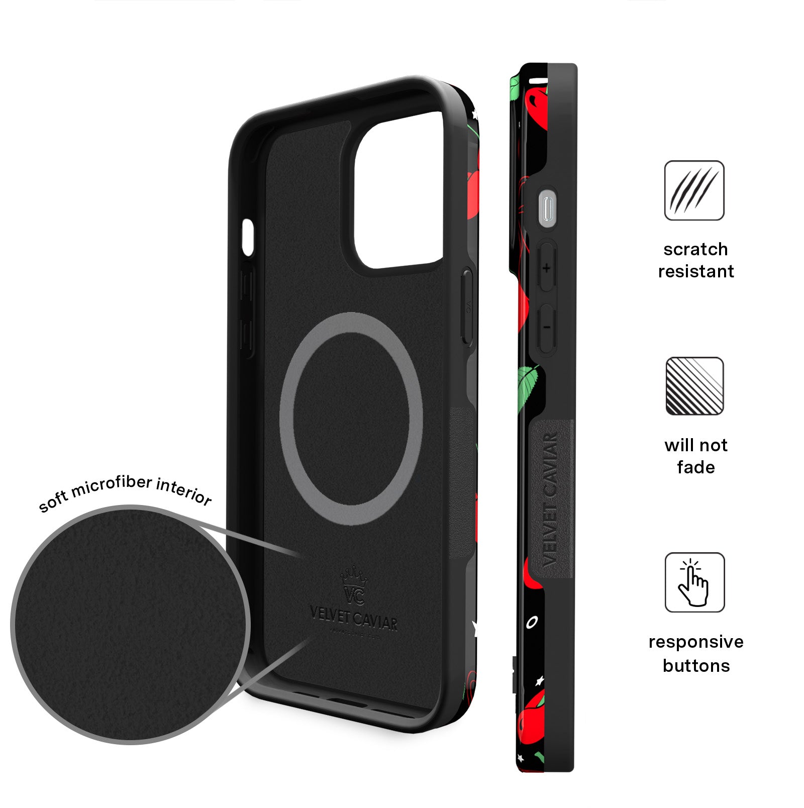 Premium Cherry On Top iPhone Case - Trendy & Protective Phone Cover for iPhone [Model] - Perfect for Everyday Use, Travel & Style