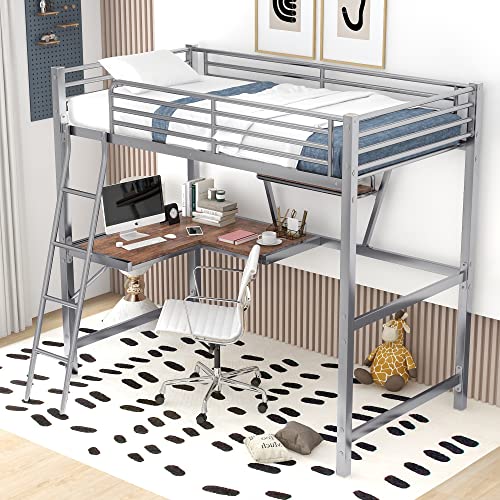 Silver(l Shaped Desk)