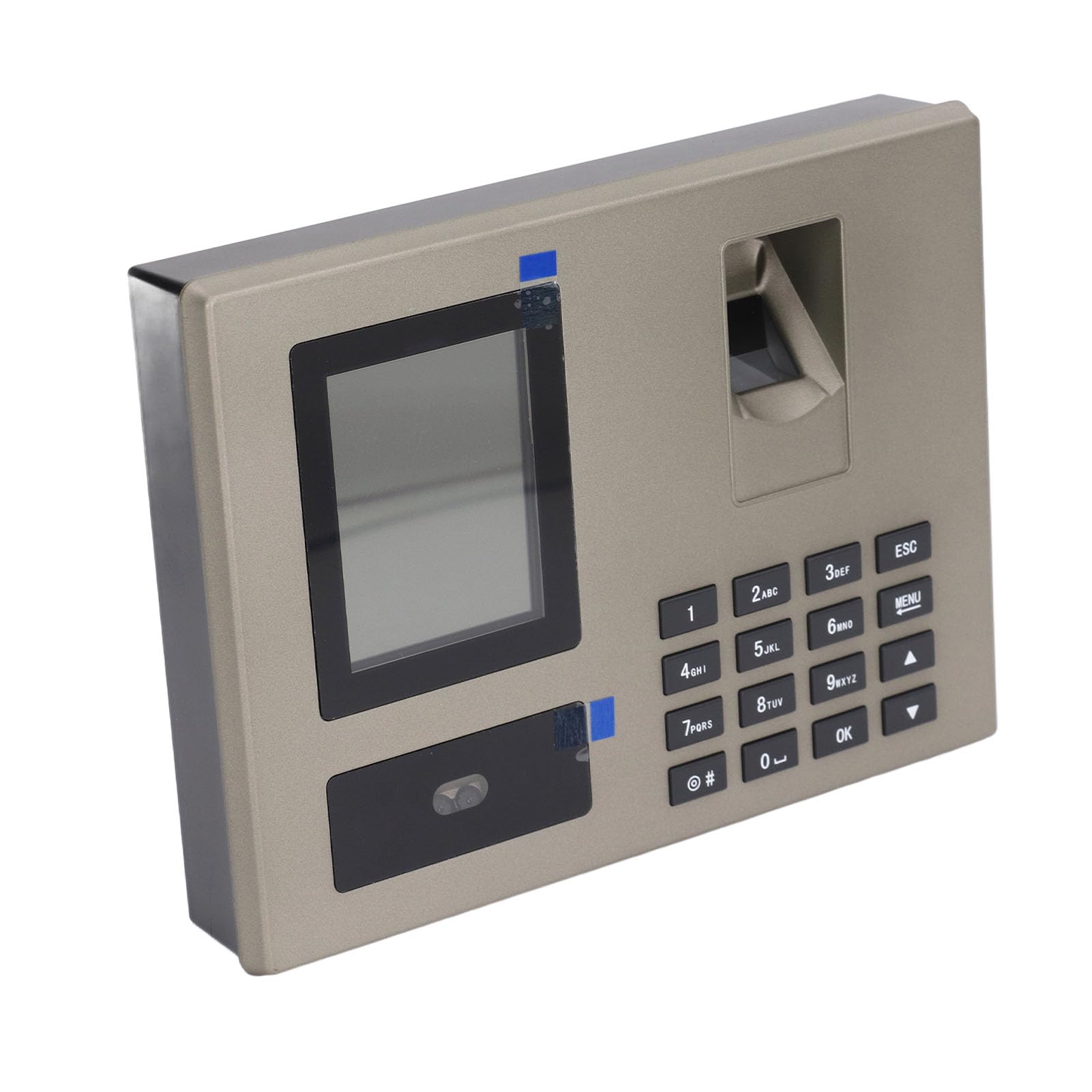 Biometric Time Clock with Fingerprint & Face Recognition - 1500 User Capacity, TFT LCD Screen, US Plug - Ideal for Small Business Employee Attendance Tracking & Workforce Management