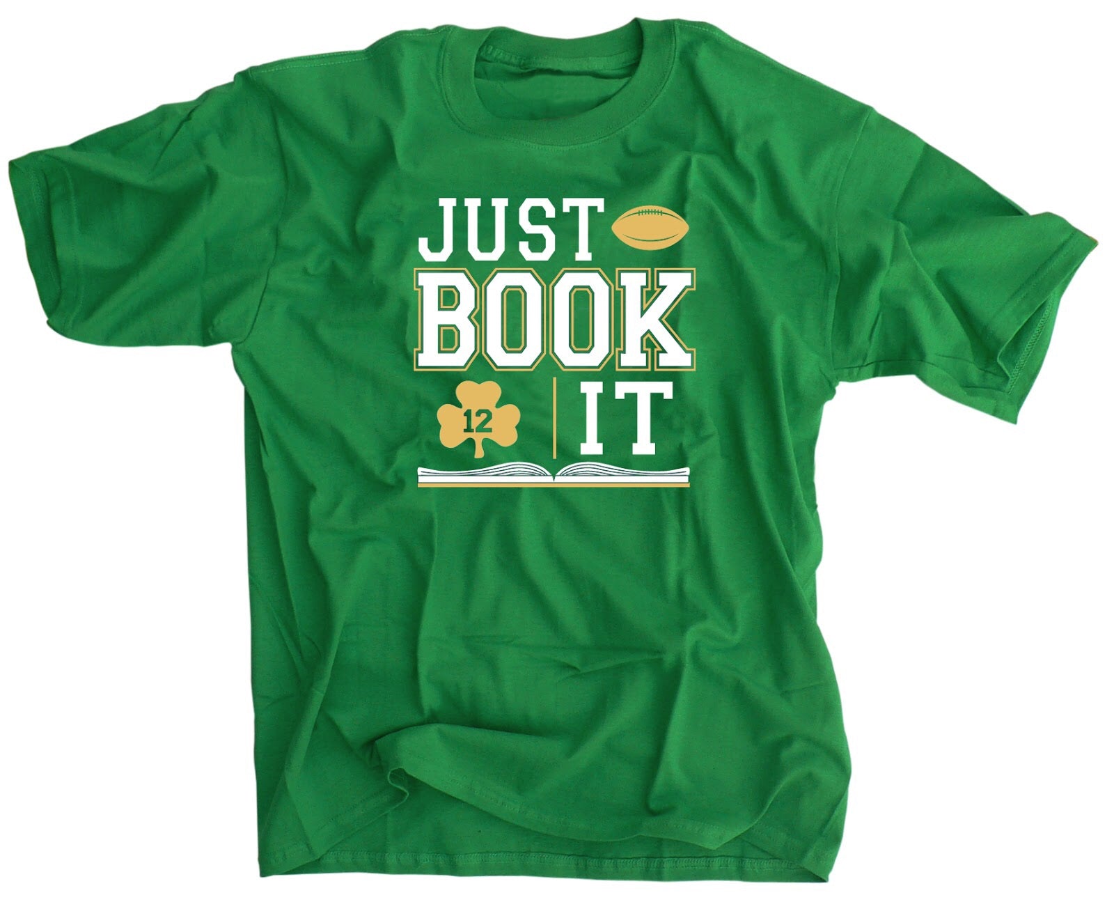 Just Book It Irish Green Shirt - Stylish Casual Button-Up for Men & Women | Perfect for St. Patrick's Day, Irish-Themed Parties & Everyday Wear