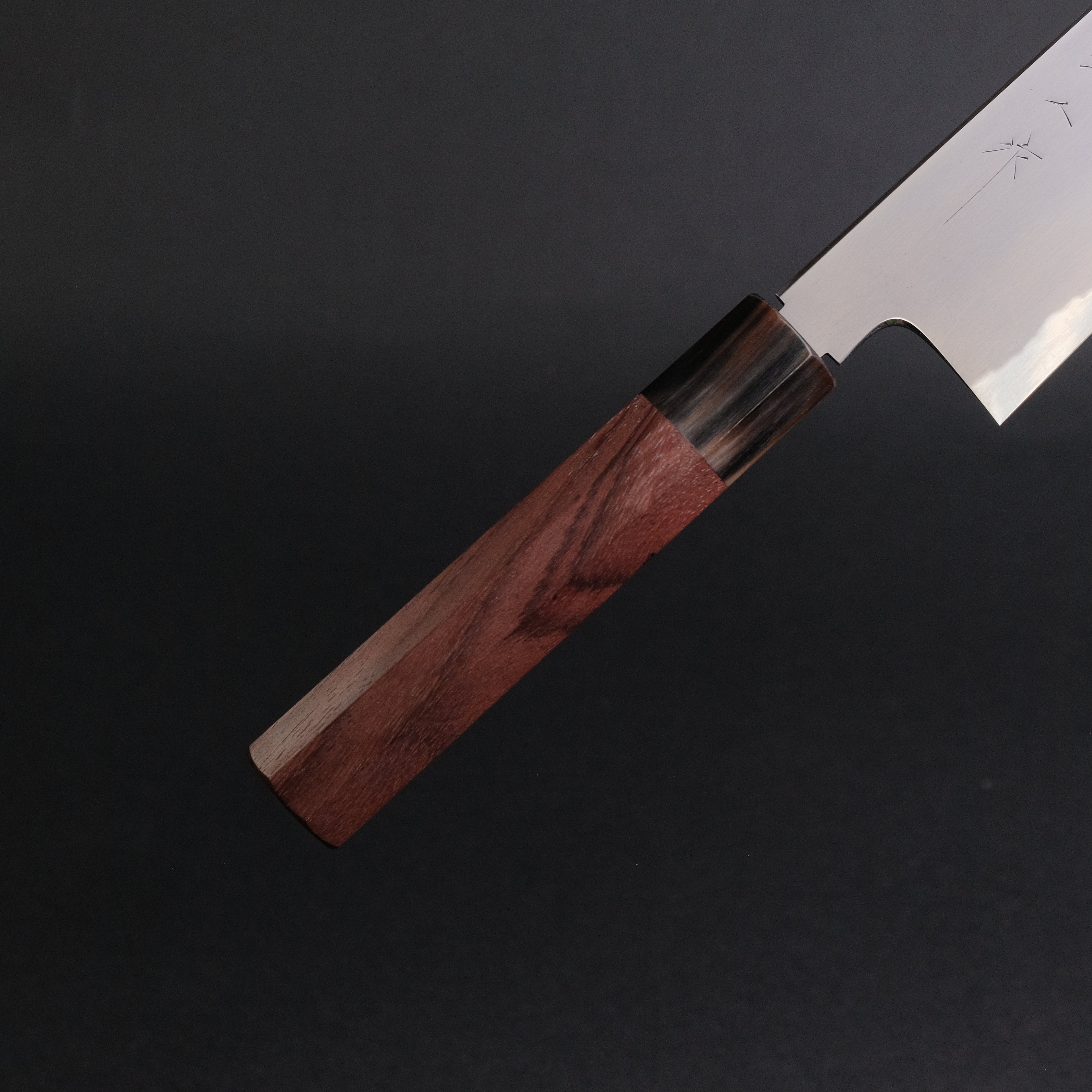 Premium Tetsujin Blue #2 Kasumi Gyuto 240mm Japanese Chef Knife with Taihei Rosewood Handle - Perfect for Sushi, Meat Slicing & Professional Kitchen Use