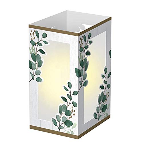 Eucalyptus Green Paper Lanterns for Home Decor - Elegant Hanging Party Lights for Weddings, Baby Showers & Indoor/Outdoor Events