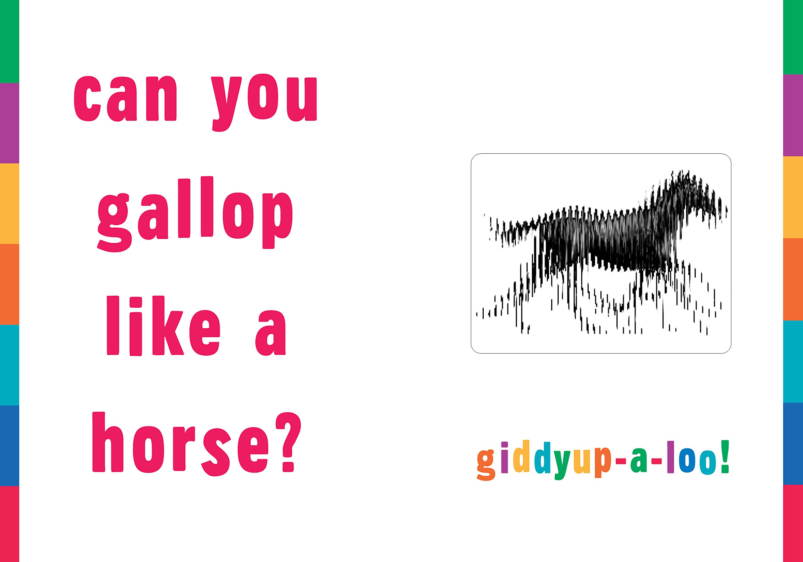 Gallop!: Interactive Scanimation Picture Book for Kids – Fun Animal Motion Learning & Storytime Reading