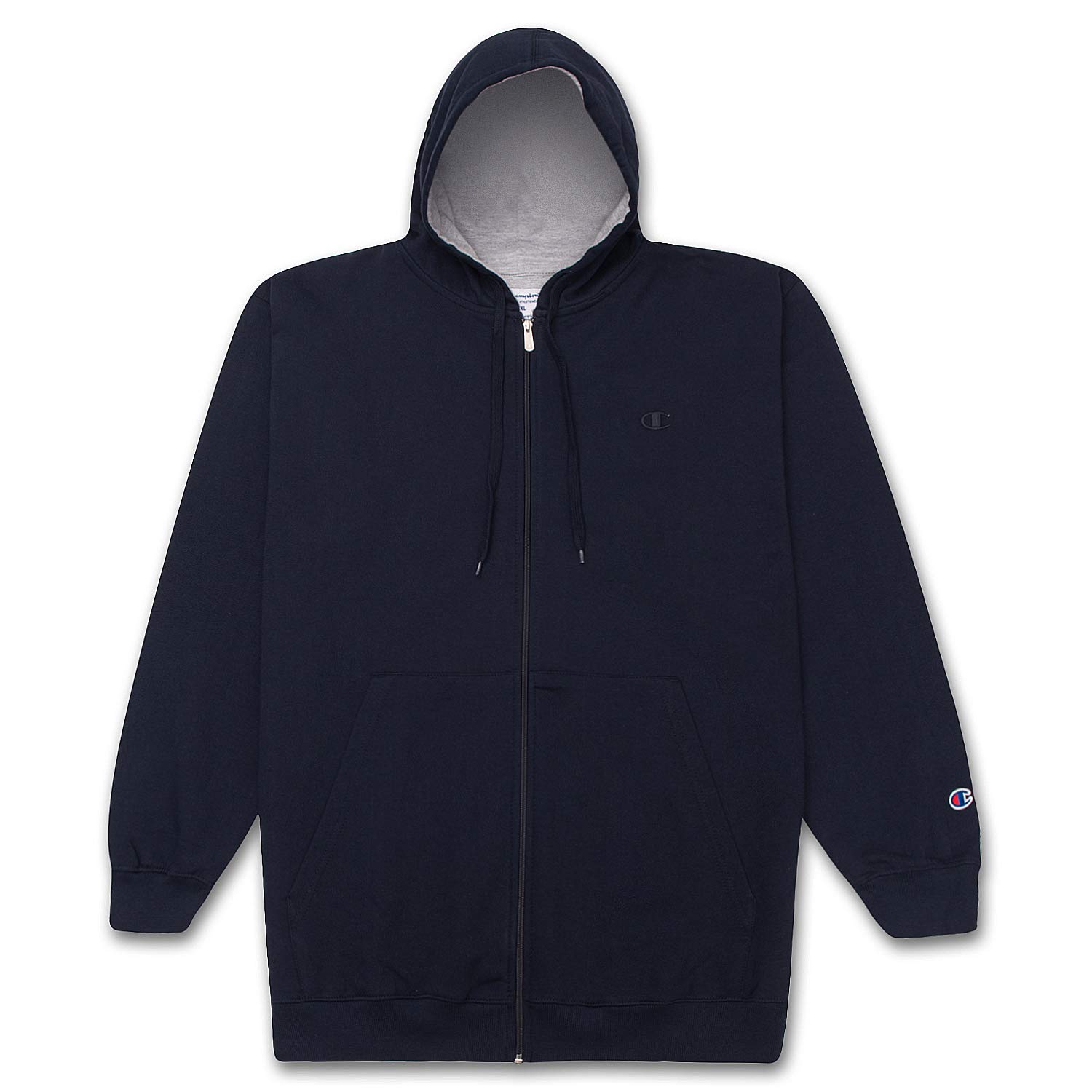 Champion Big and Tall Men's Fleece Zip-Up Hoodie Jacket - Warm & Comfortable Pullover for Casual Wear, Gym & Outdoor Activities