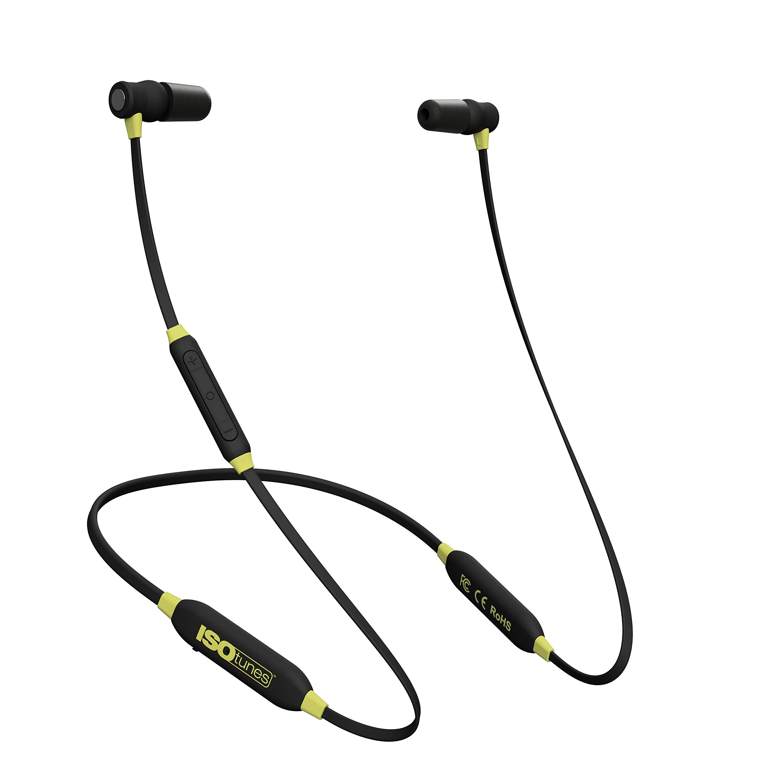 ISOtunes Xtra Bluetooth Earplug Headphones - 27dB NRR Noise Cancelling Earbuds with 8-Hour Battery, OSHA Compliant Hearing Protection for Construction, Lawn Mowing & Industrial Work