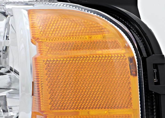 Ford Freestyle Headlights Lamps Set - Compatible with 2005 2006 2007 Models - Halogen Driver & Passenger Side Replacement - Perfect for Night Driving & Auto Restoration Projects