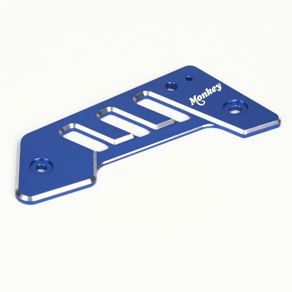 3D CNC Chain Guard Cover Rear Hell Cover Protection for Honda Monkey 125 2019-2024 - Durable Motorcycle Accessory (Blue) | Perfect for Off-Road Riding and Urban Commuting