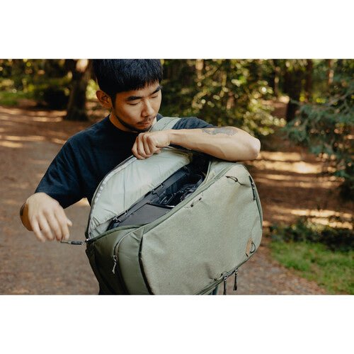 Peak Design Camera Cube V2 (Black, Small/Medium) - Waterproof DSLR Camera Bag for Travel & Outdoor Photography - Perfect for Hiking, Camping, and Airplane Carry-On