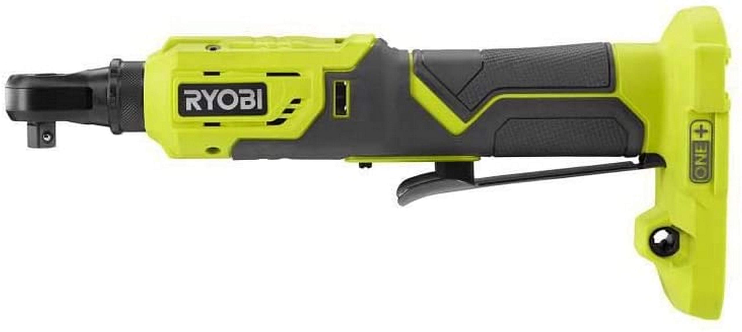 RYOBI P344 18V ONE+ 3/8-Inch 4-Position Lithium-Ion Cordless Power Ratchet Wrench (Tool Only, No Battery/Charger) - Compact & Lightweight for Automotive Repair, DIY Projects, Tight Spaces (Renewed)