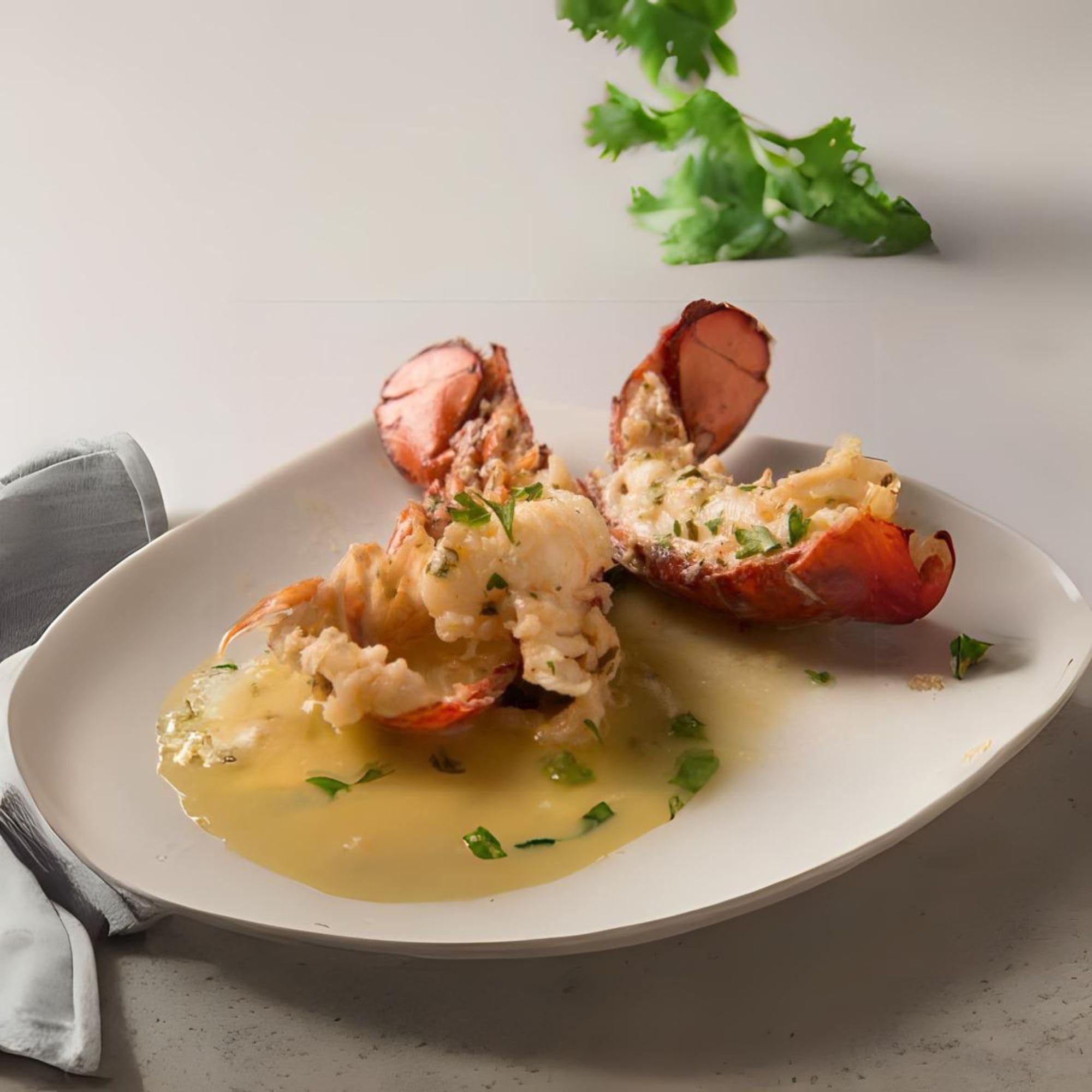Premium Wild-Caught Maine Lobster Tails (6 Pack, 5-6oz Each) with GMO-Free Butter - Quick 3-Minute Microwave Meal for Romantic Dinners, Special Occasions & Family Gatherings - Perfect for Valentine's Day, Anniversaries & Holiday Celebrations