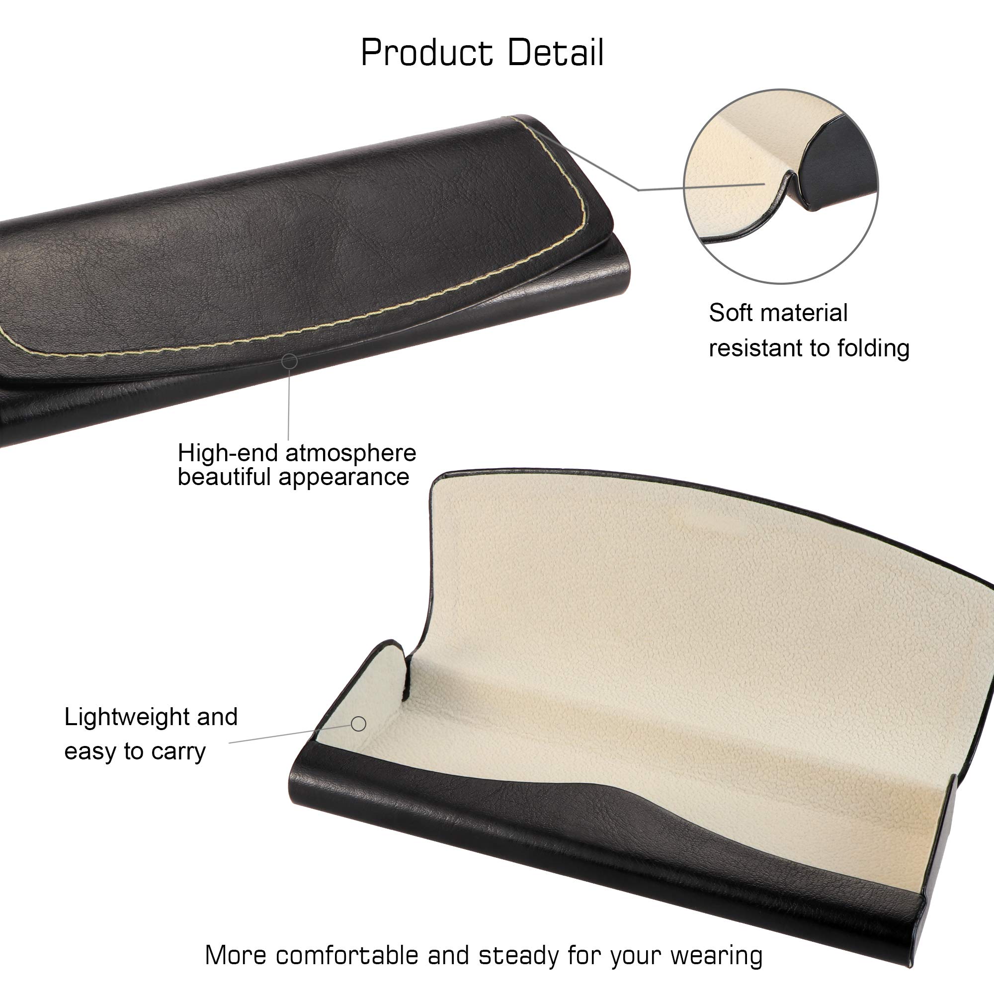 Durable Hard Shell Eyeglass Case for Men, Women & Kids - Protective Sunglasses & Eyeglasses Holder - Perfect for Travel, School & Daily Use