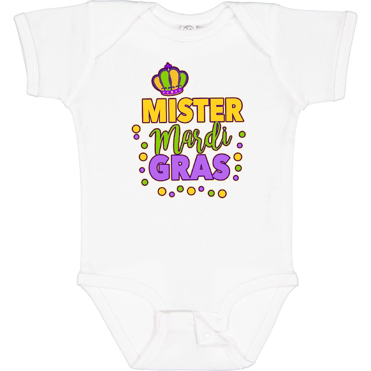Inktastic Mardi Gras Baby Bodysuit - Carnival & Party Outfit