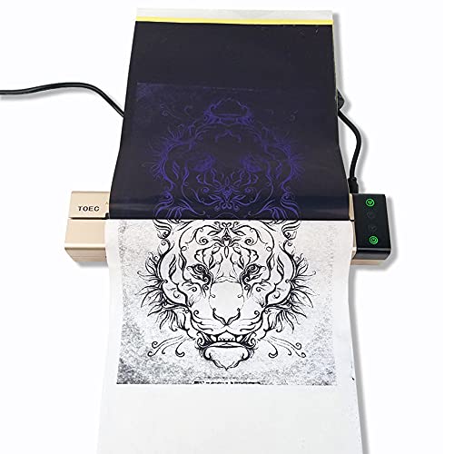Carejoy Portable Bluetooth Tattoo Stencil Transfer Machine - Thermal Copier Printer for A4 & B5 Paper - Wireless Phone & Computer Connection - Fast US Shipping (2-7 Days) - Perfect for Tattoo Artists, Craft Projects & Office Use