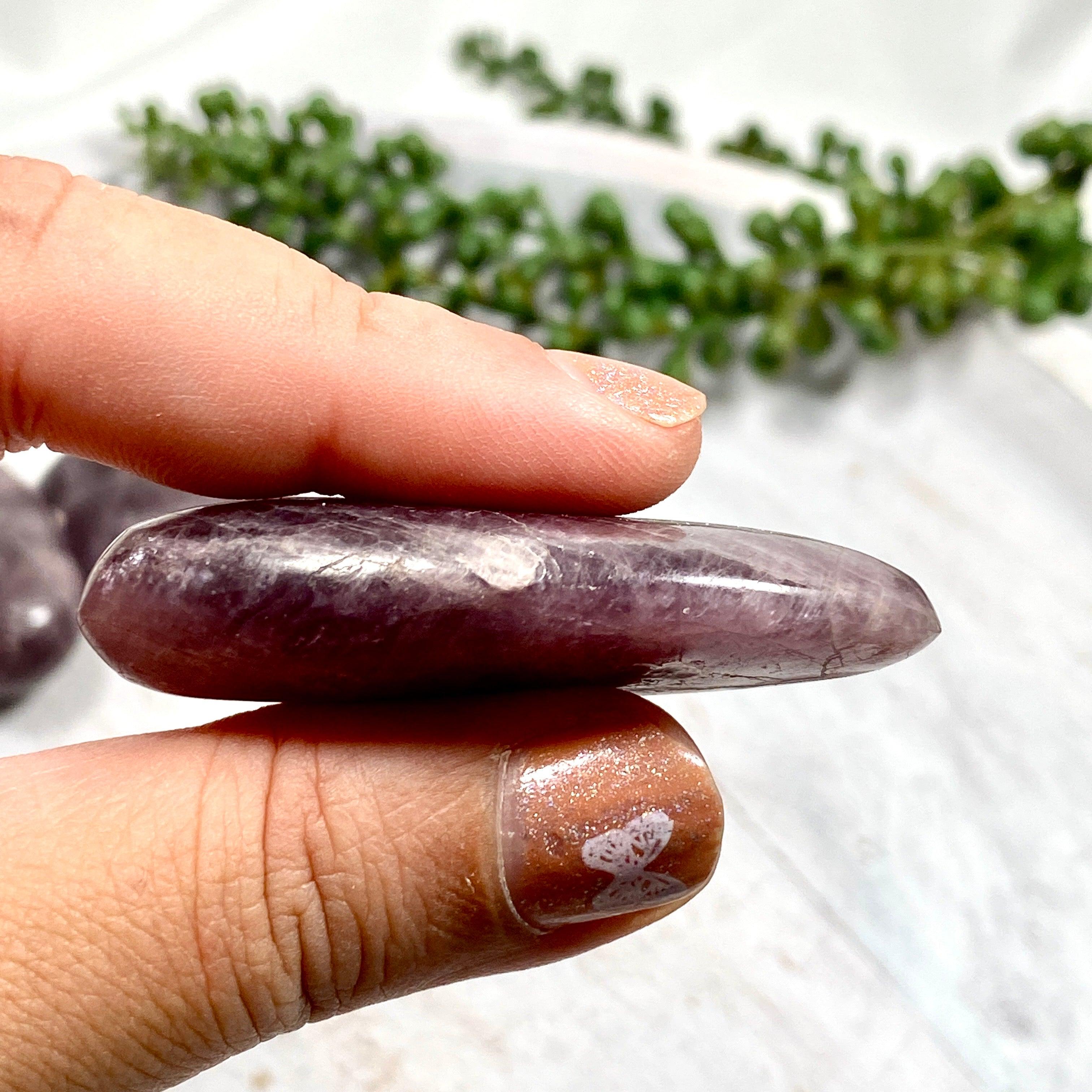 Natural Purple Anhydrite Angelite Tumbled Stones 40-60g CR3418 - Healing Crystals for Meditation, Reiki & Spiritual Energy Work