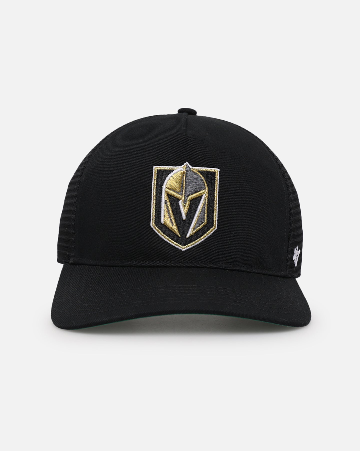 47 Brand Vegas Golden Knights Mesh '47 Hitch Trucker Snapback Hat - Black/Team Color Adjustable Baseball Cap for Men & Women - Perfect for Sports Games, Casual Wear & Fan Collections