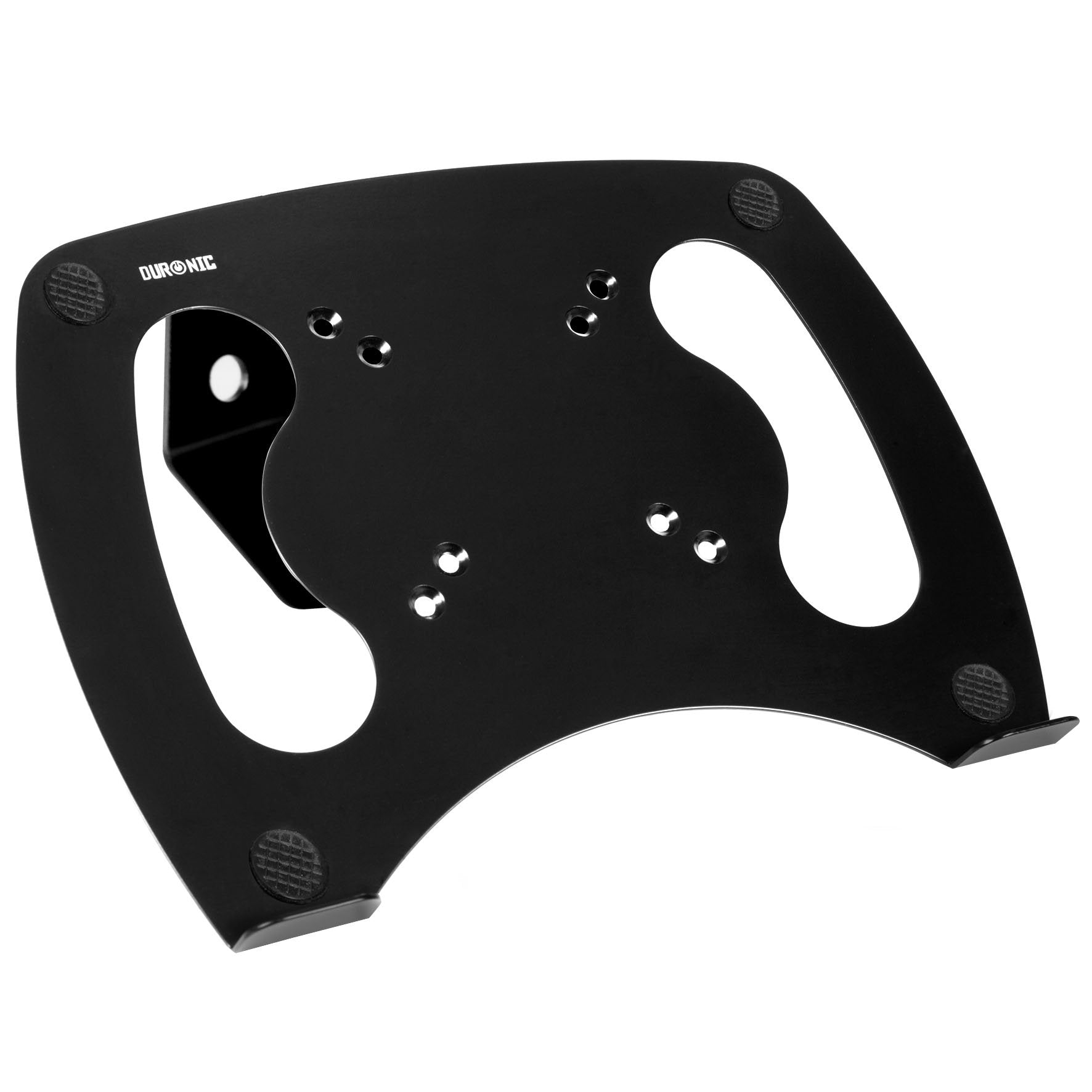 Duronic Monitor Arm Laptop Attachment Stand DML1 | Adjustable Desk Mount Support Tray for Laptop, Tablet & MacBook | VESA 75/100 Compatible | 8kg Weight Capacity | Works with DM Series Monitor Arms | Perfect for Home Office, Gaming & Workspace Setup