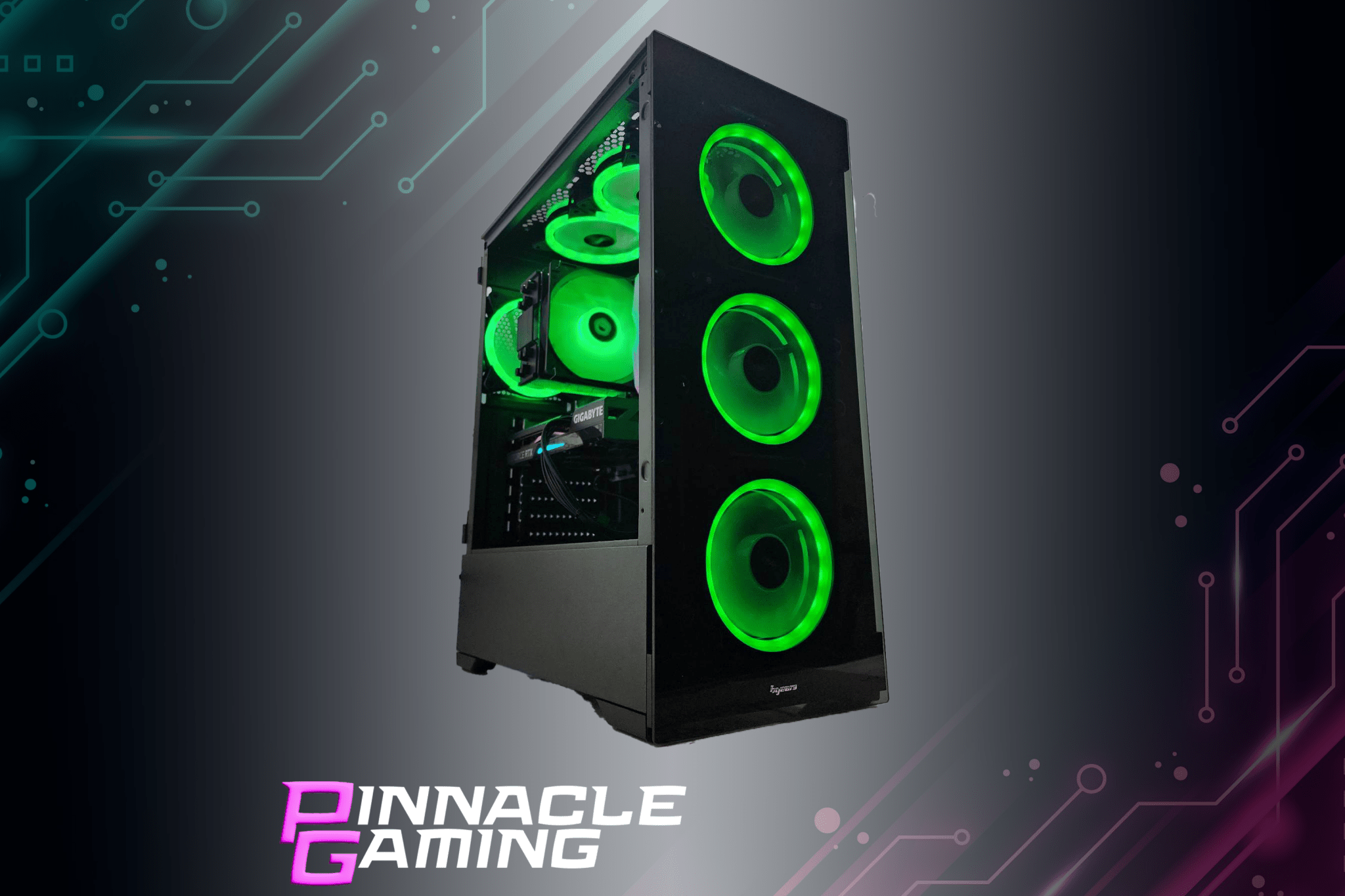 Custom Gaming PC - AMD Ryzen 5 Processor, RX 580 8GB GPU, 2TB SSD, 32GB DDR4 RAM, Black Case - High Performance Desktop for Gaming, Streaming & Content Creation