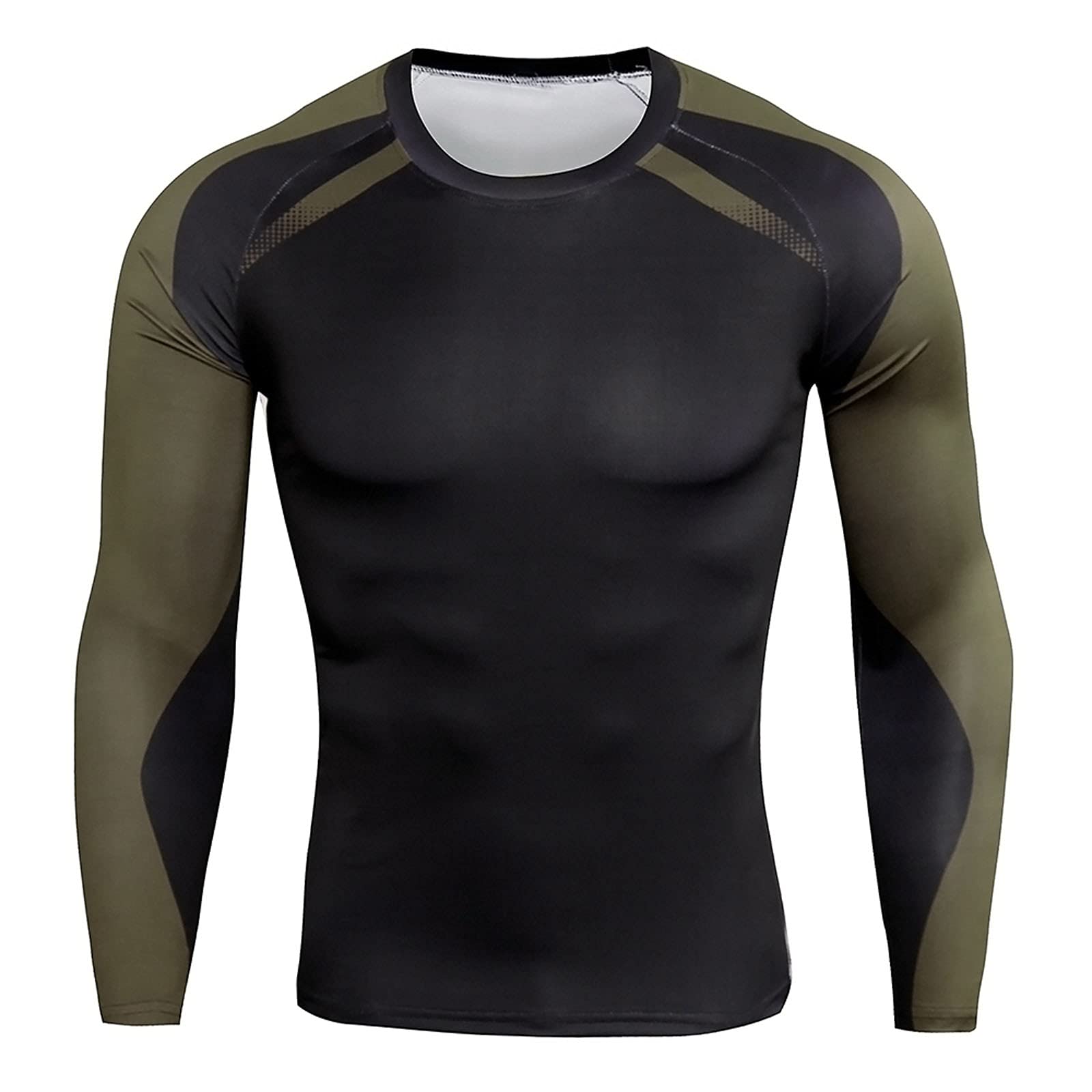 Men's Long Sleeve Button Down Dress Shirts - Moisture Wicking Active Shirt for Running, Work & Casual Wear | Breathable Comfort Fit Formal & Business Attire
