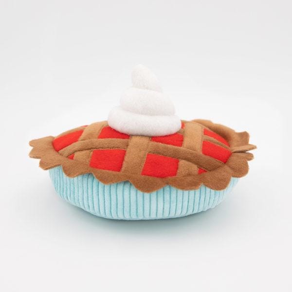 ZippyPaws Pumpkin Pie Plush Dog Toy - Cute & Durable Interactive Pet Chew Toy for Small & Medium Dogs | Perfect for Fall Playtime, Training Rewards & Cuddling