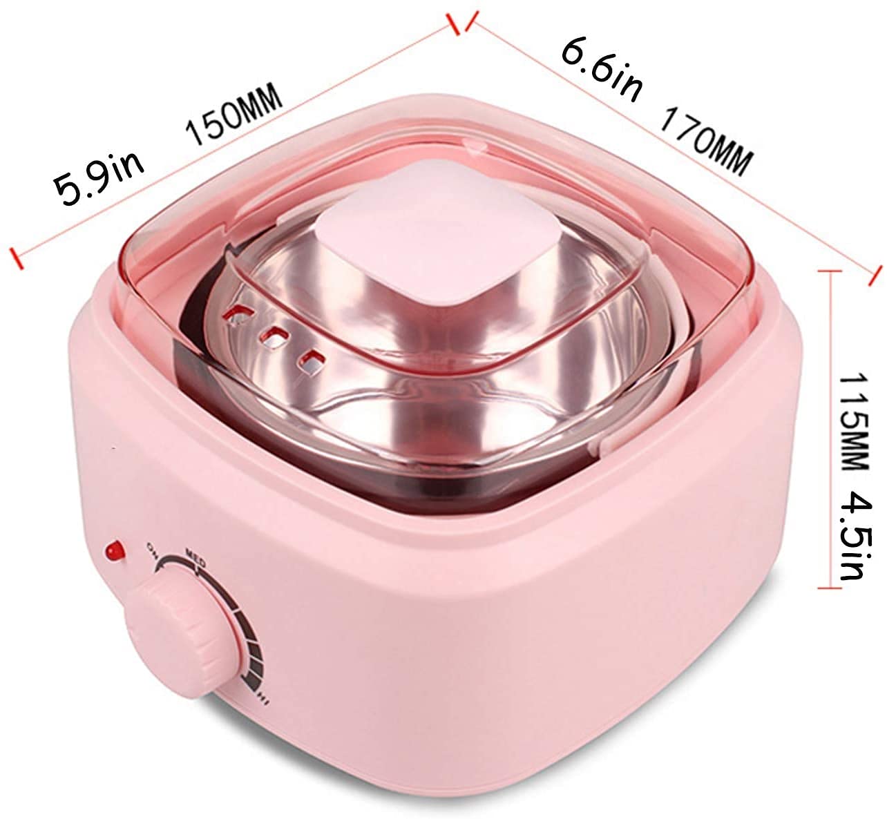 Professional Wax Warmer for Hair Removal - Full Body Waxing Kit for Legs, Face, Eyebrows, Bikini & Underarms - Paraffin Wax Machine for Women & Men - Perfect for Home Spa, Salon & DIY Beauty Care