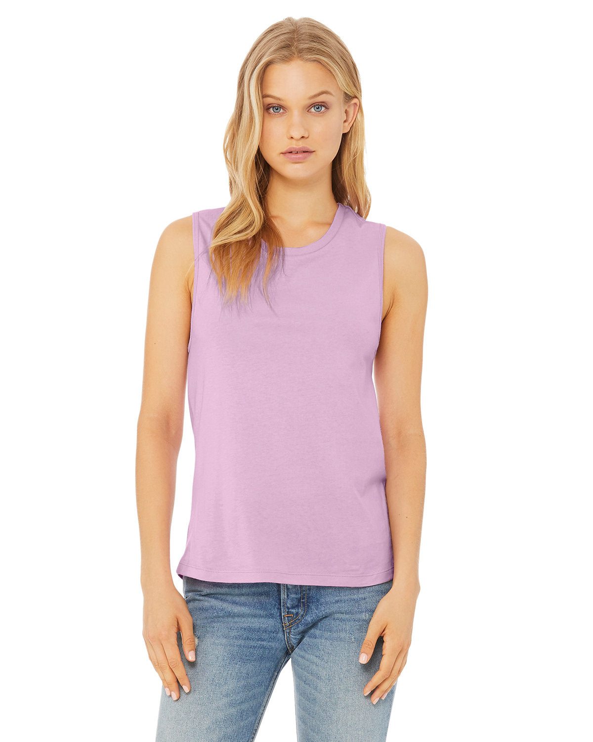 Bella + Canvas B6003 Women's Jersey Muscle Tank - Soft & Comfortable Sleeveless Top for Casual Wear, Gym, and Summer Outfits