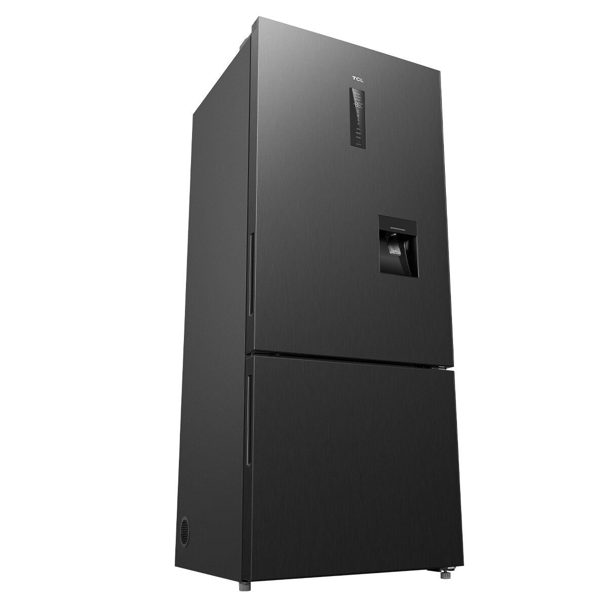 TCL 412L Bottom Mount Refrigerator - Matte Black (C440BFB) | Energy Efficient, Spacious Freezer & Fridge | Perfect for Kitchens, Apartments & Small Homes