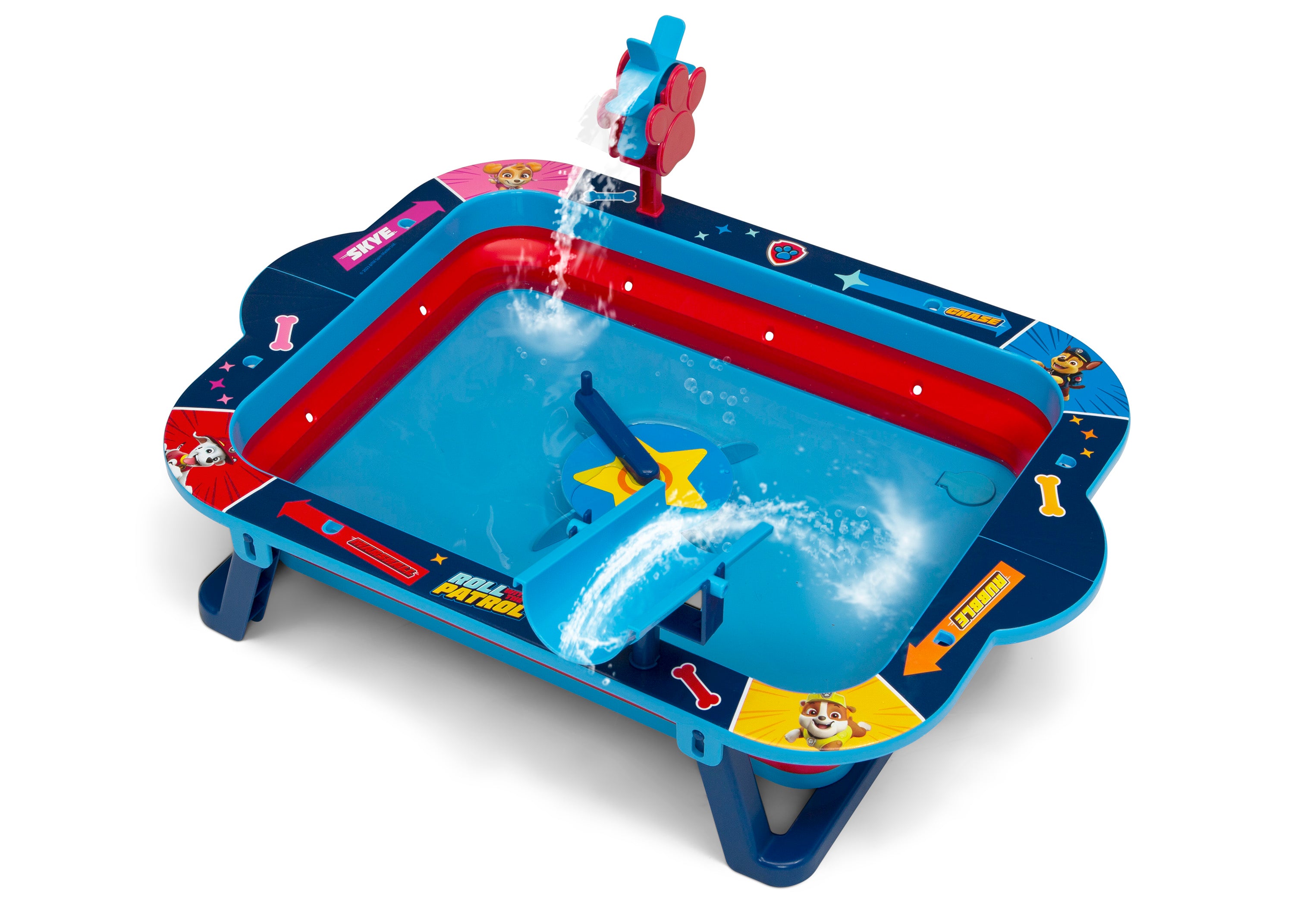 PAW Patrol Collapsible Water Activity Table for Kids - Portable Outdoor Water Play Table for Toddlers - Perfect for Backyard, Pool, and Beach Fun