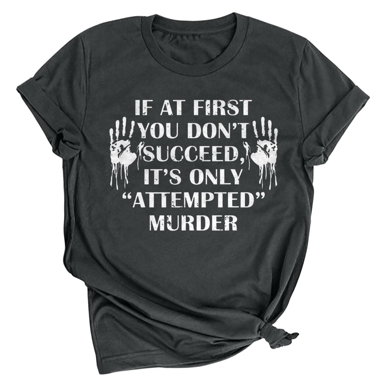 Funny Saying Women's T-Shirts - Cute Summer Short Sleeve Round Neck Tee with Letter Print | Perfect for Casual Outings, Beach Trips & Everyday Wear