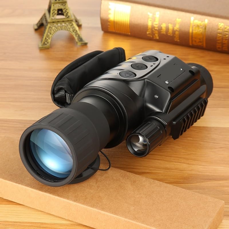 6X50 HD Digital Night Vision Scope - Infrared Monocular with Light Sensor for Day & Night Use - Perfect for Hunting, Wildlife Observation, and Security Surveillance