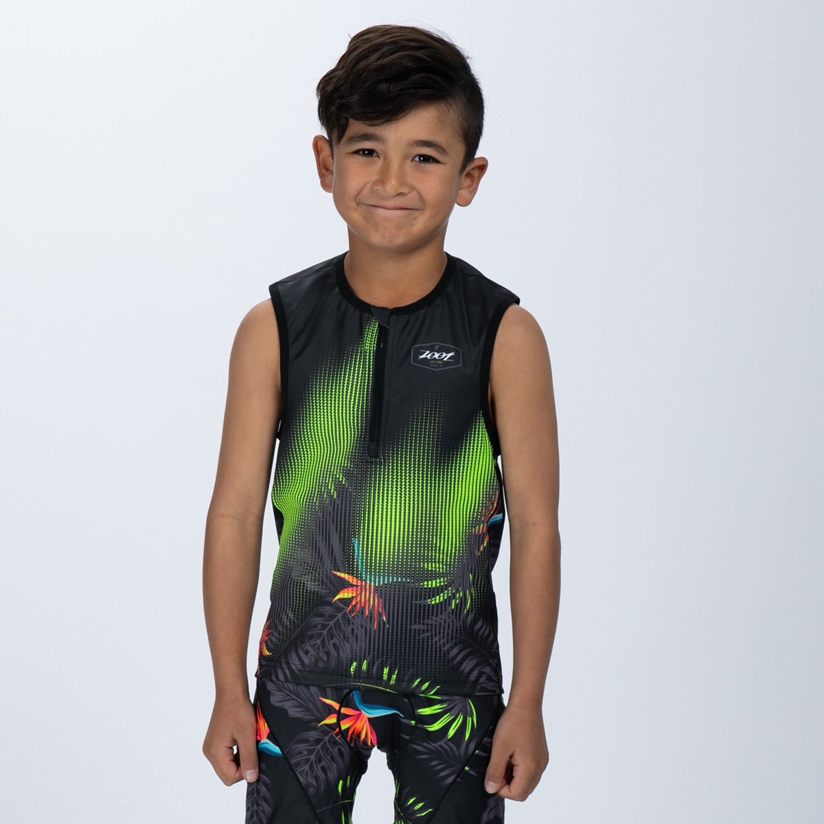 Youth Ltd Tri Protégé Tank Top - Tropical Magic Green | Breathable Workout Shirt for Women | Perfect for Yoga, Running & Gym