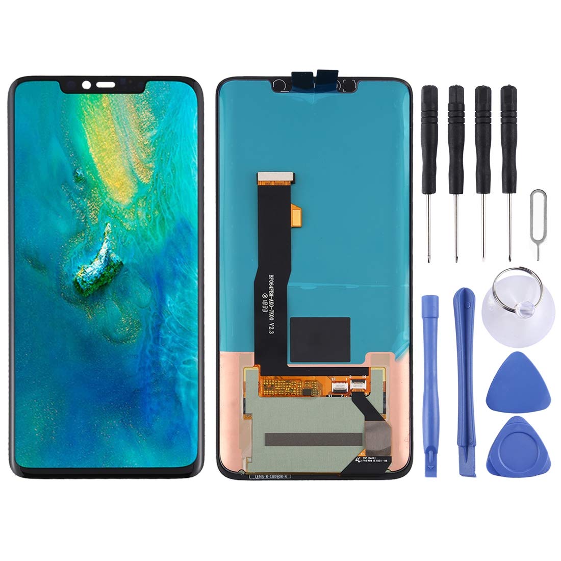 Huawei Mate 20 Pro LCD Screen with Digitizer Full Assembly Replacement - Compatible with LYA-L09/LYA-L29/LYA-AL00/LYA-TL00/LYA-AL10/LYA-L0C Models - Perfect for DIY Phone Repair & Screen Replacement